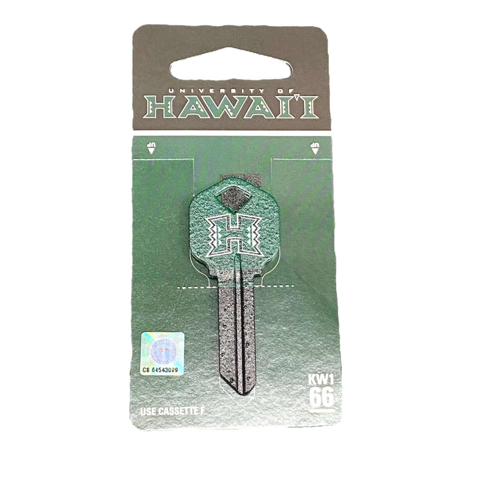 University of Hawaii Blank House Key – Hawaii Good Stuff