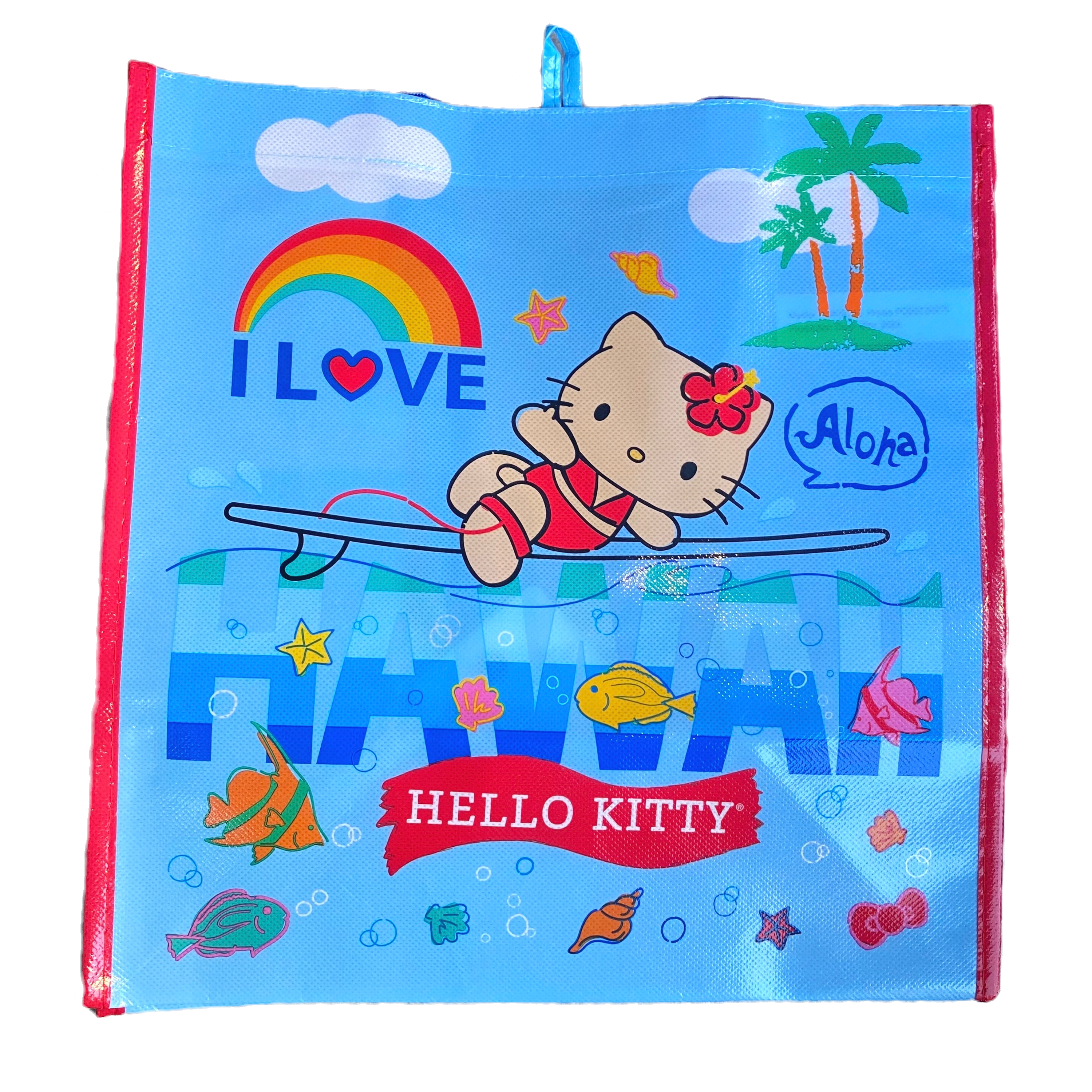 Hello Kitty Hawaii Aloha Surf Tote Bag
