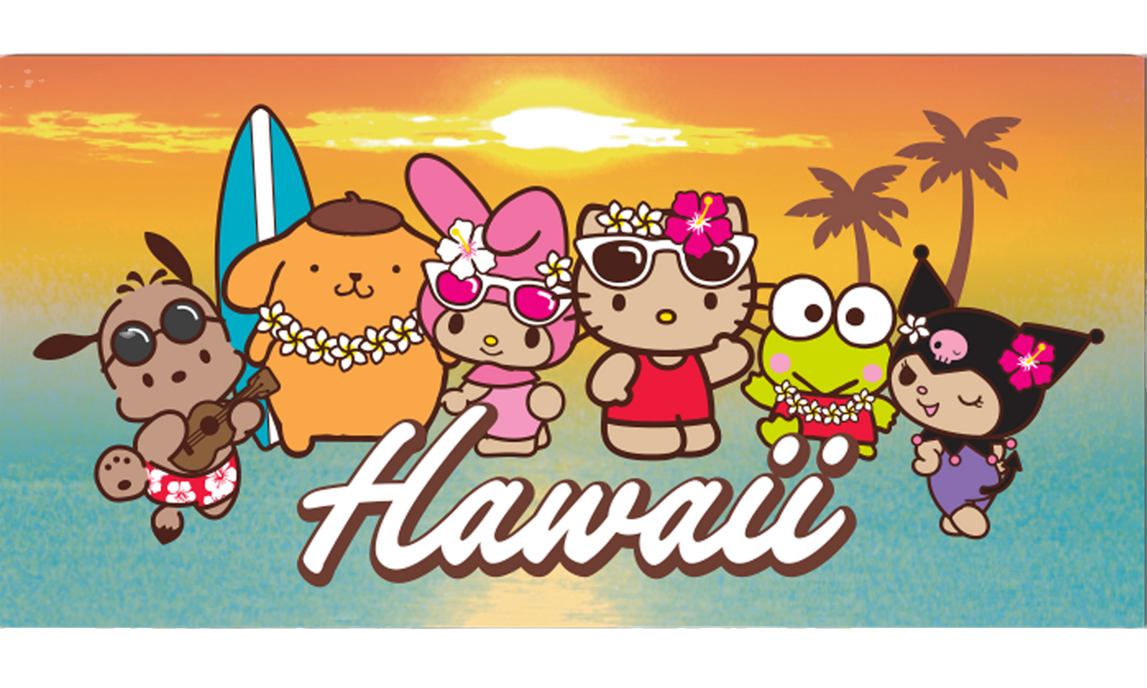 Hello Kitty Hawaii Sanrio Extra Large Beach Towel