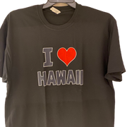 I Love Hawaii, Black T-shirt XL