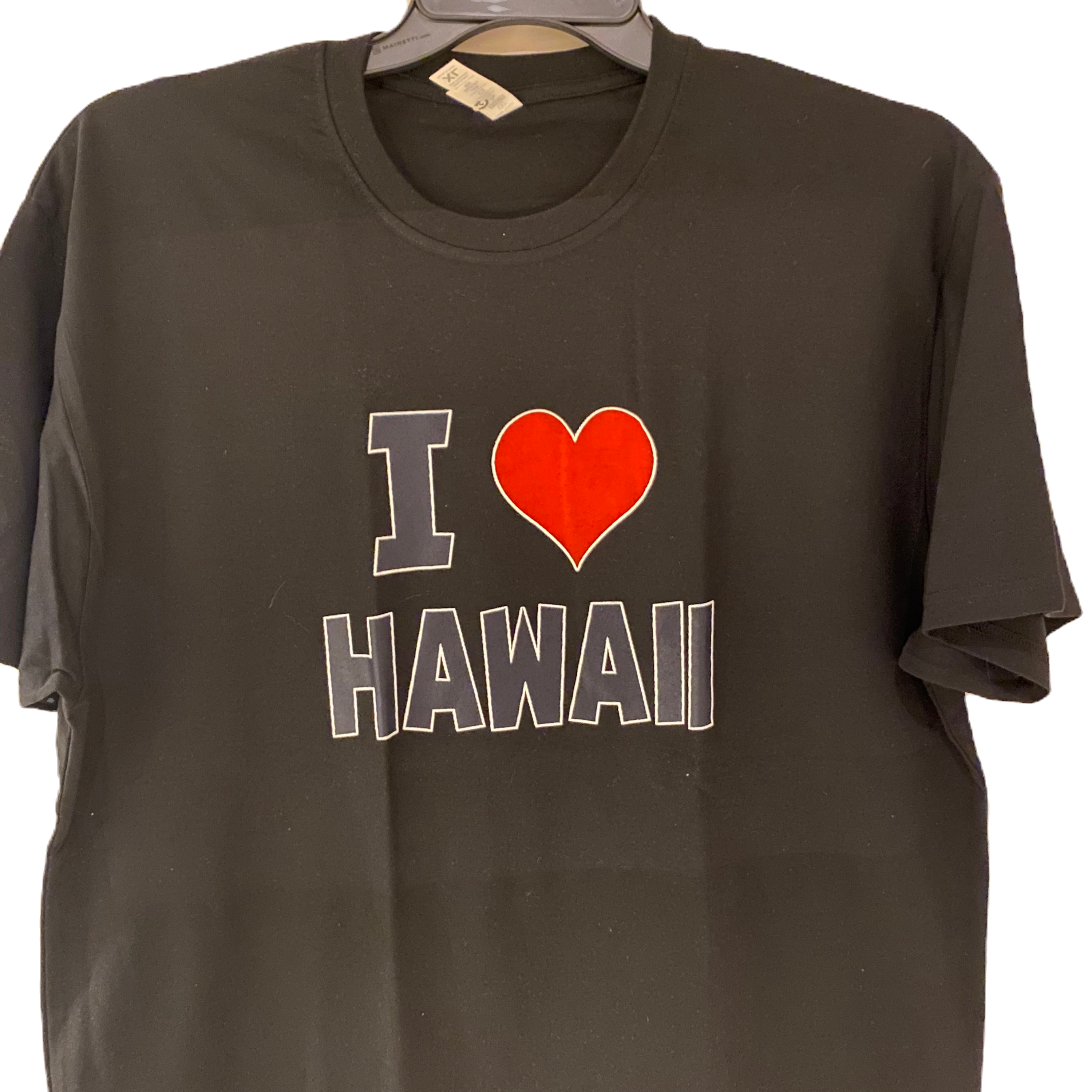 I Love Hawaii, Black T-shirt XL