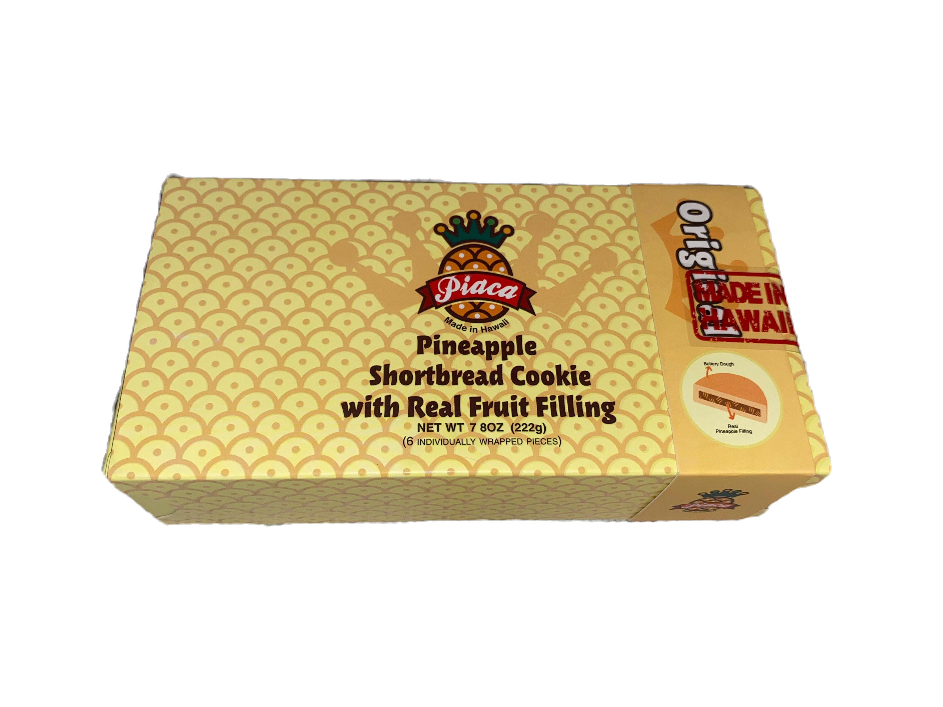 Piaca Pineapple Shortbread Cookie