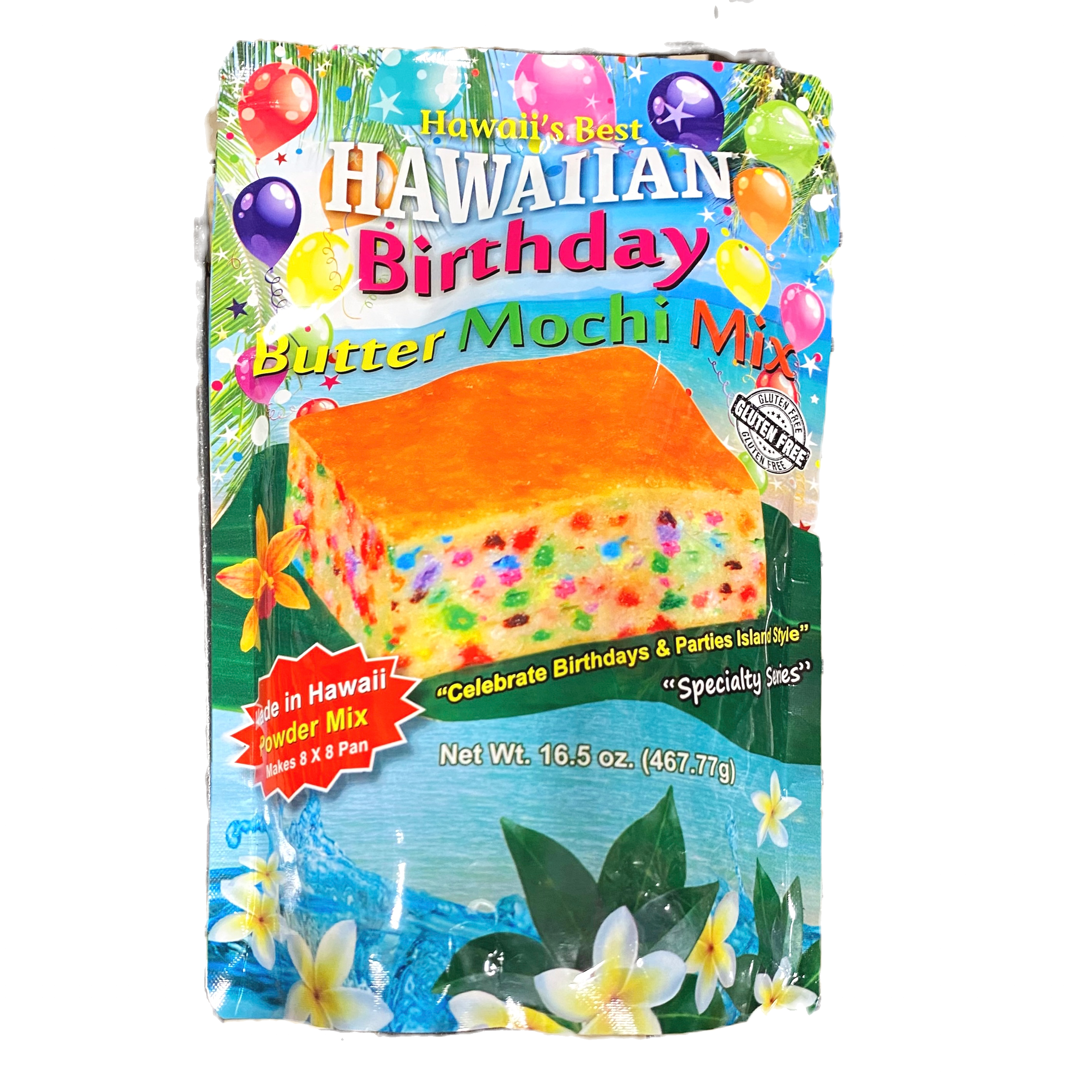 Hawaii’s Best Birthday Butter Mochi Mix