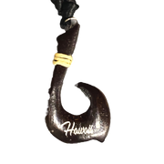 Hawaiian Tribal Fishing Hook Necklace