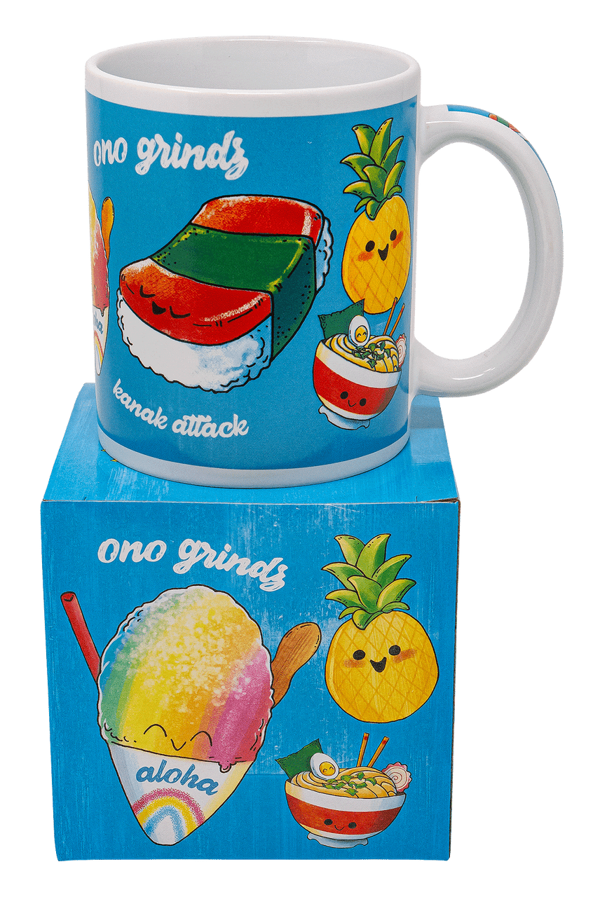 ABC Store “Ono Grindz” Musubi & Maui Chips Coffee Mu