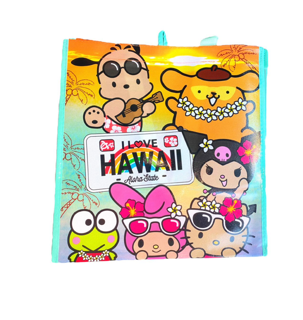 Hello Kitty Sanrio I Love Hawaii Tote Bag