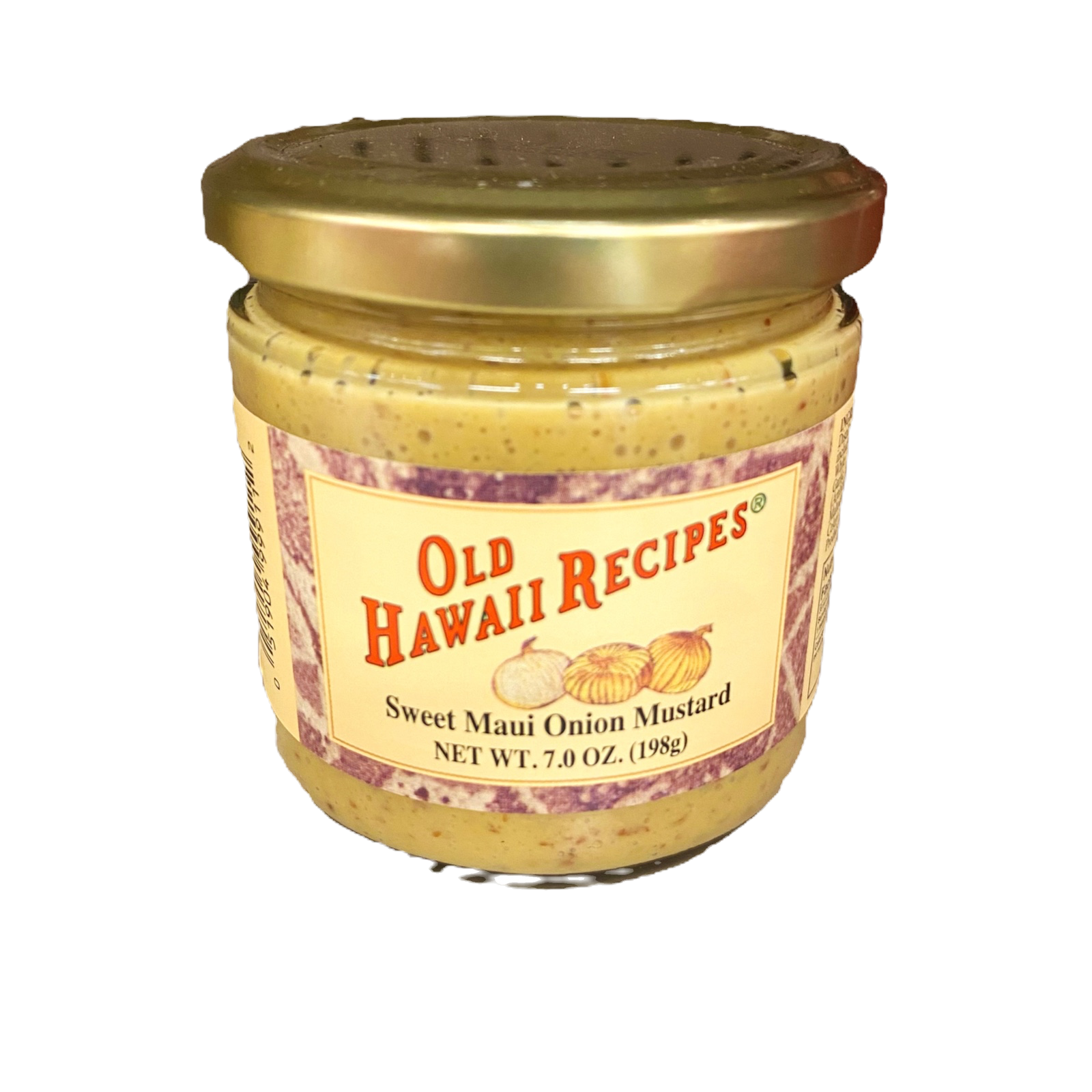 Old Hawaii Recipes Sweet Maui Onion Mustard 7 oz.