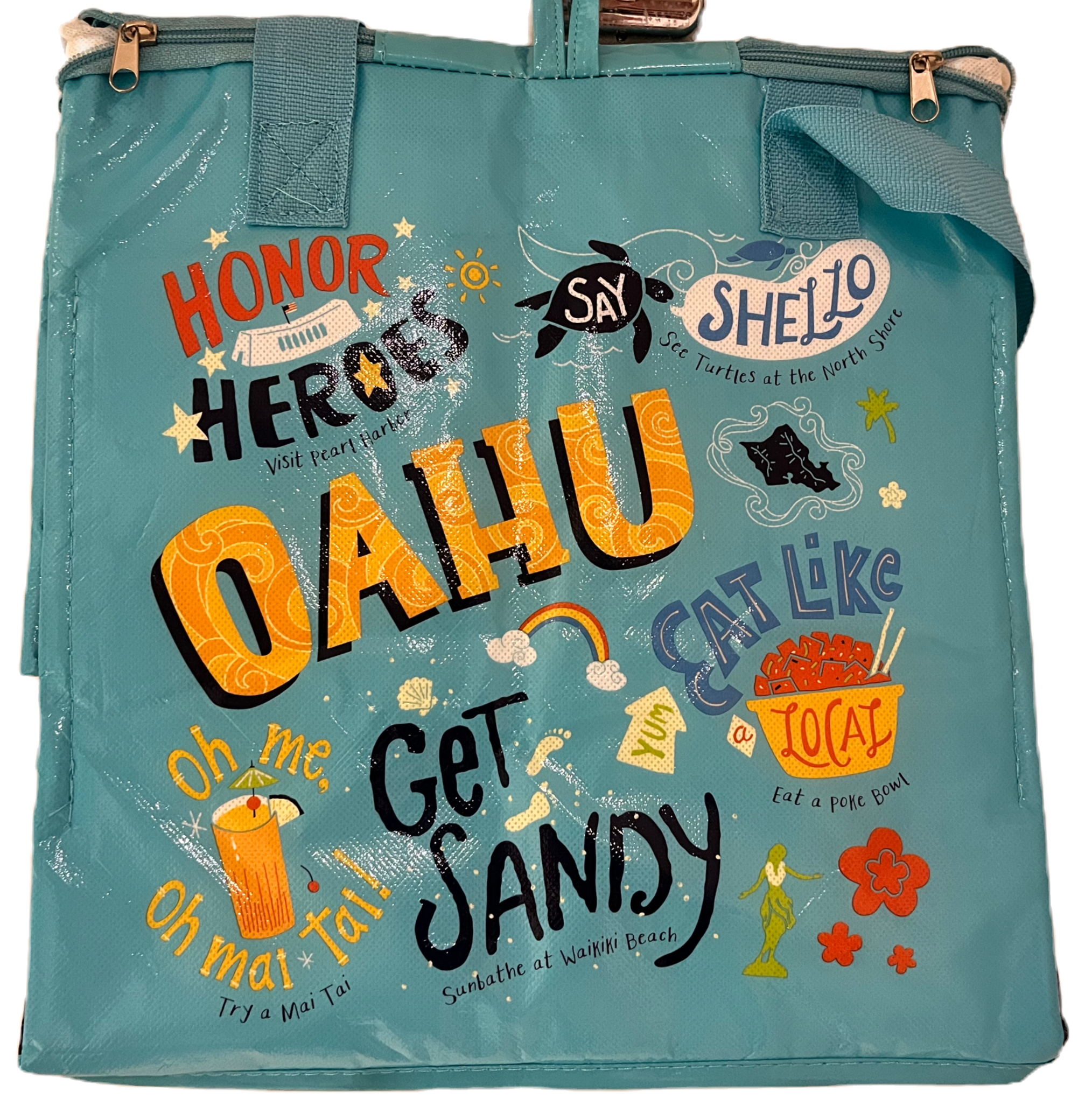 Foodland Insulated Oahu BlueTote Bag