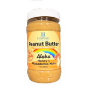 Hawaii Selection Peanut Butter w/Honey & Macadamia Nuts 9oz
