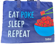 Foodland Insulated Eat Poke Tote Bag