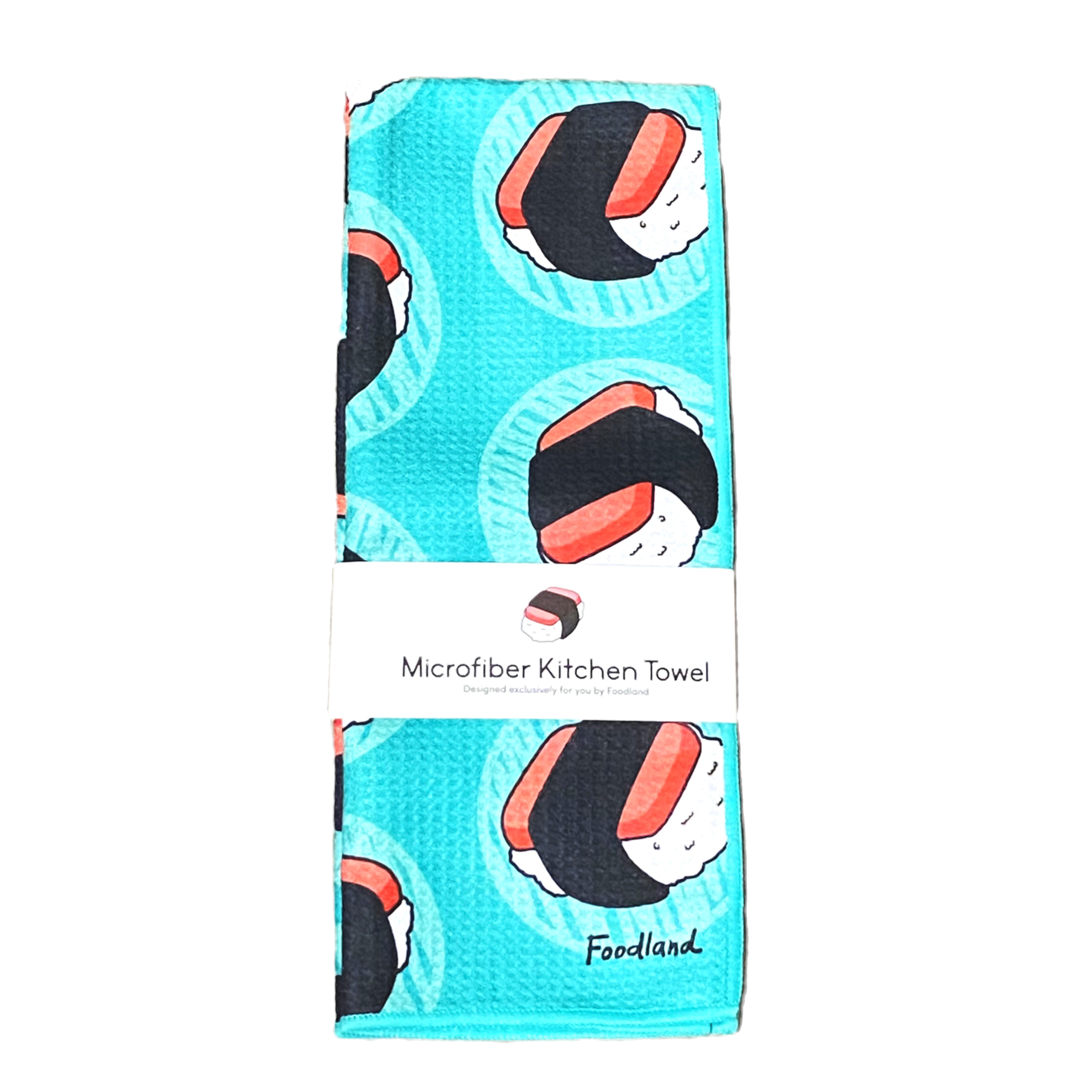 Foodland Musubi Doodles 100% Microfiber Towel