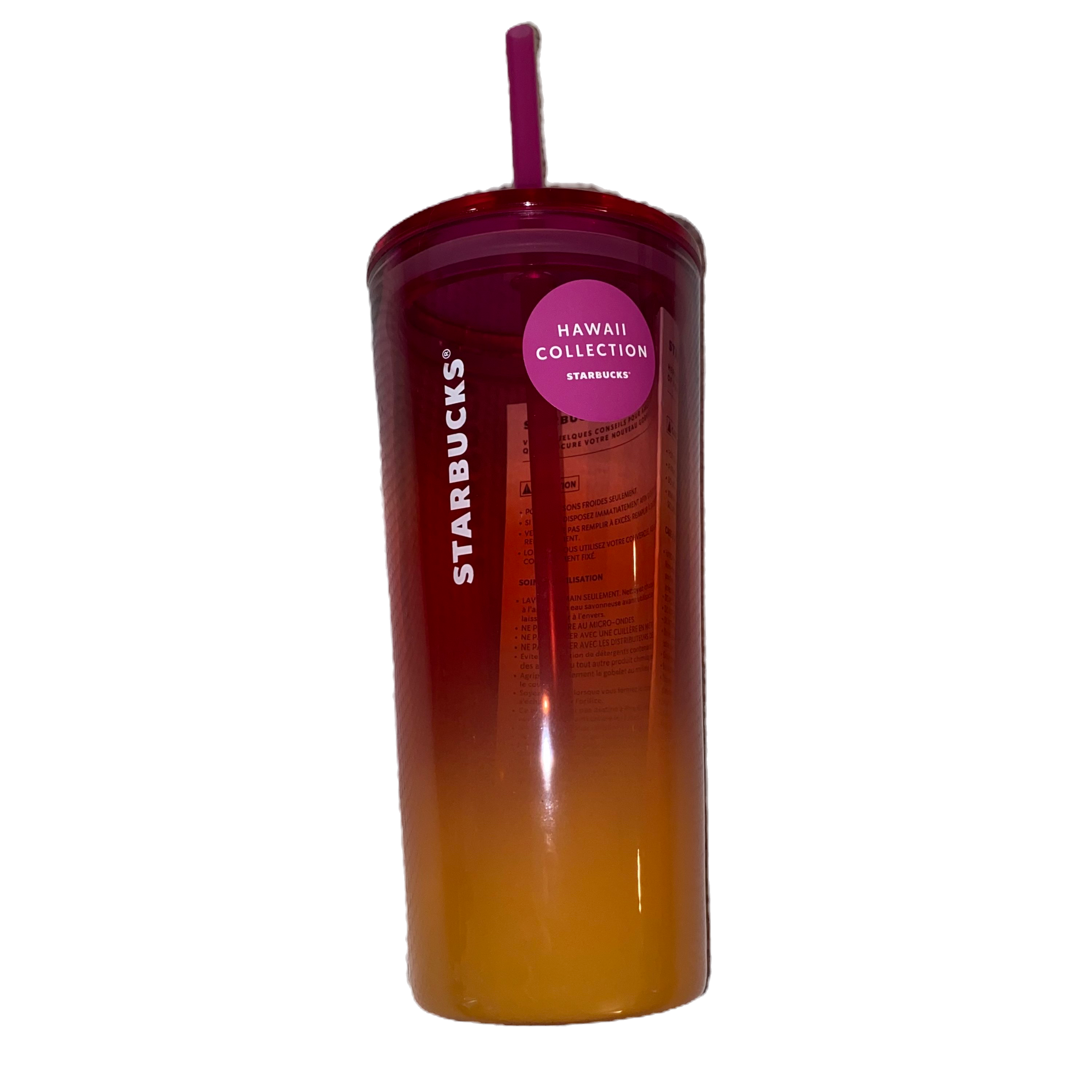 Starbucks Hawaii Collection Orange Ombre Tumbler