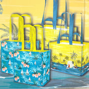Tropical Reusable Shopping Bags 4-pack