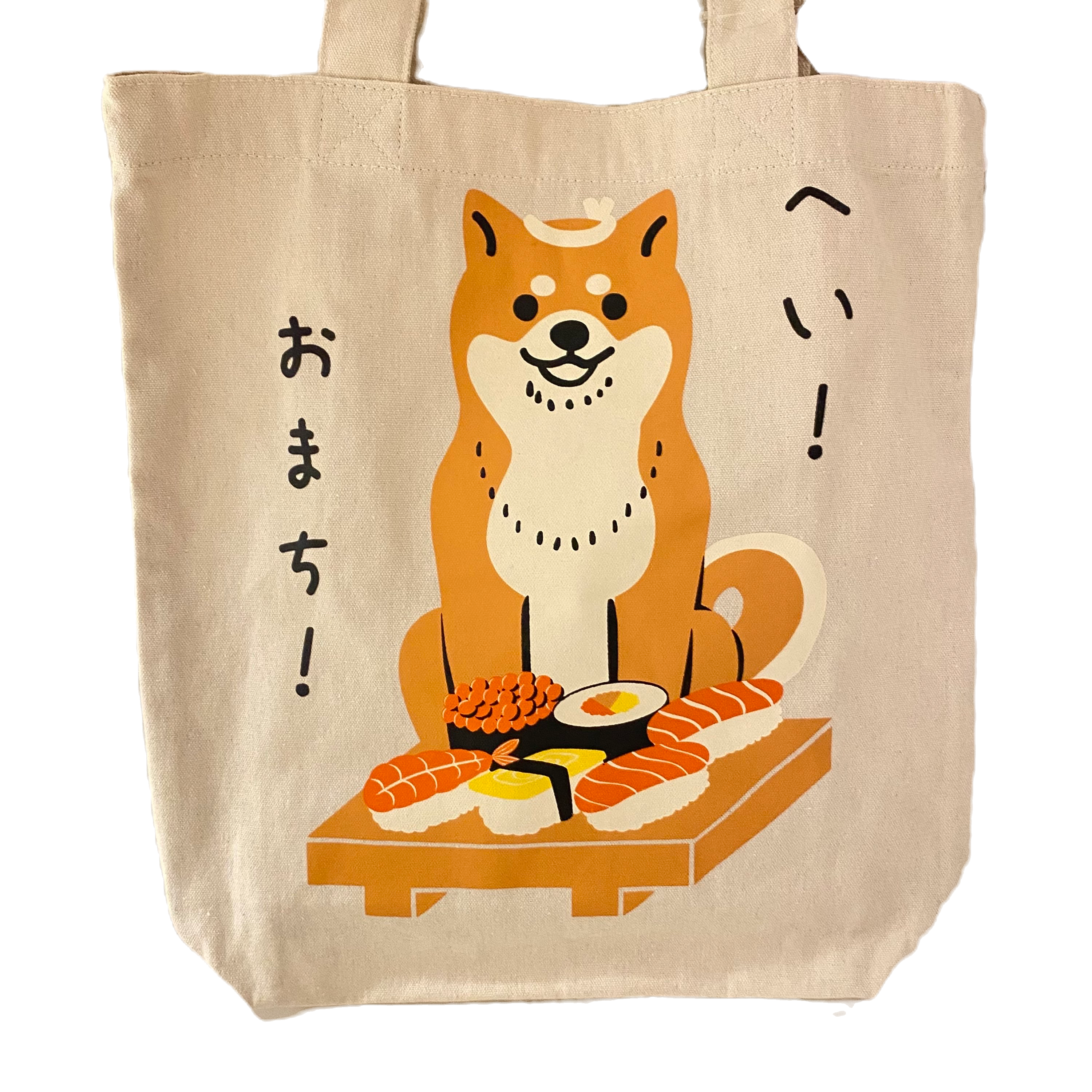 Shiba Inu Sushi Tote Bag, from Japan
