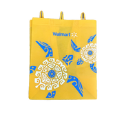 Walmart Yellow Hawaii Turtle Tote Bag