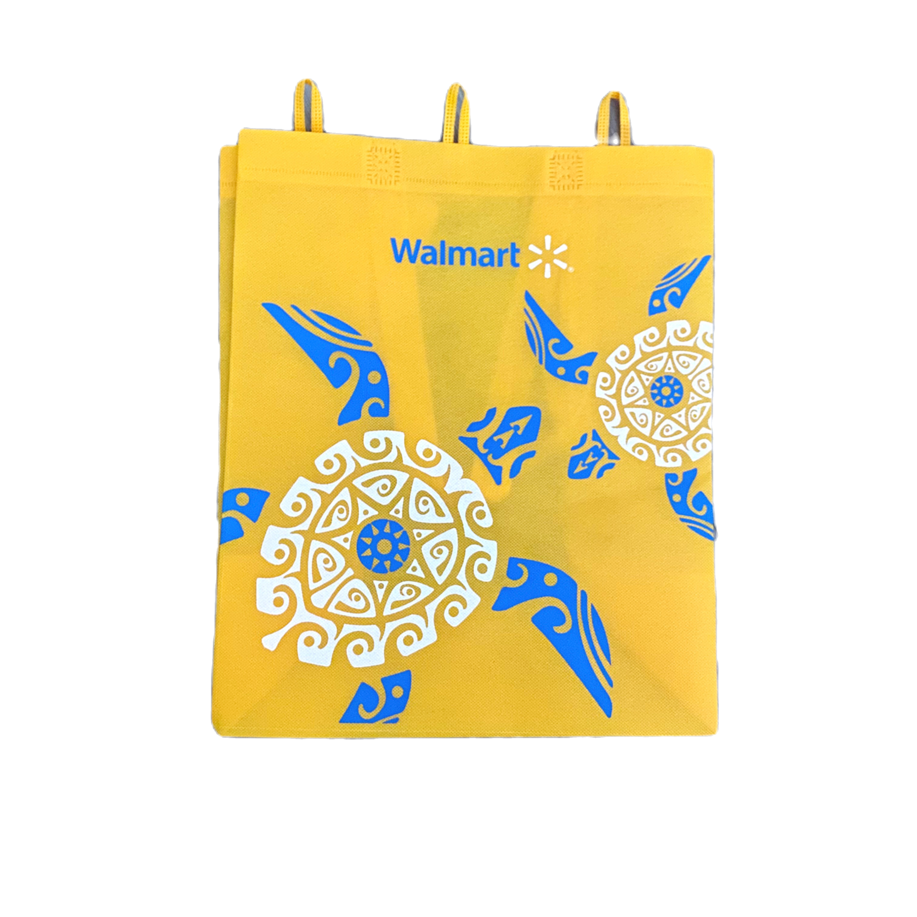 Walmart Yellow Hawaii Turtle Tote Bag