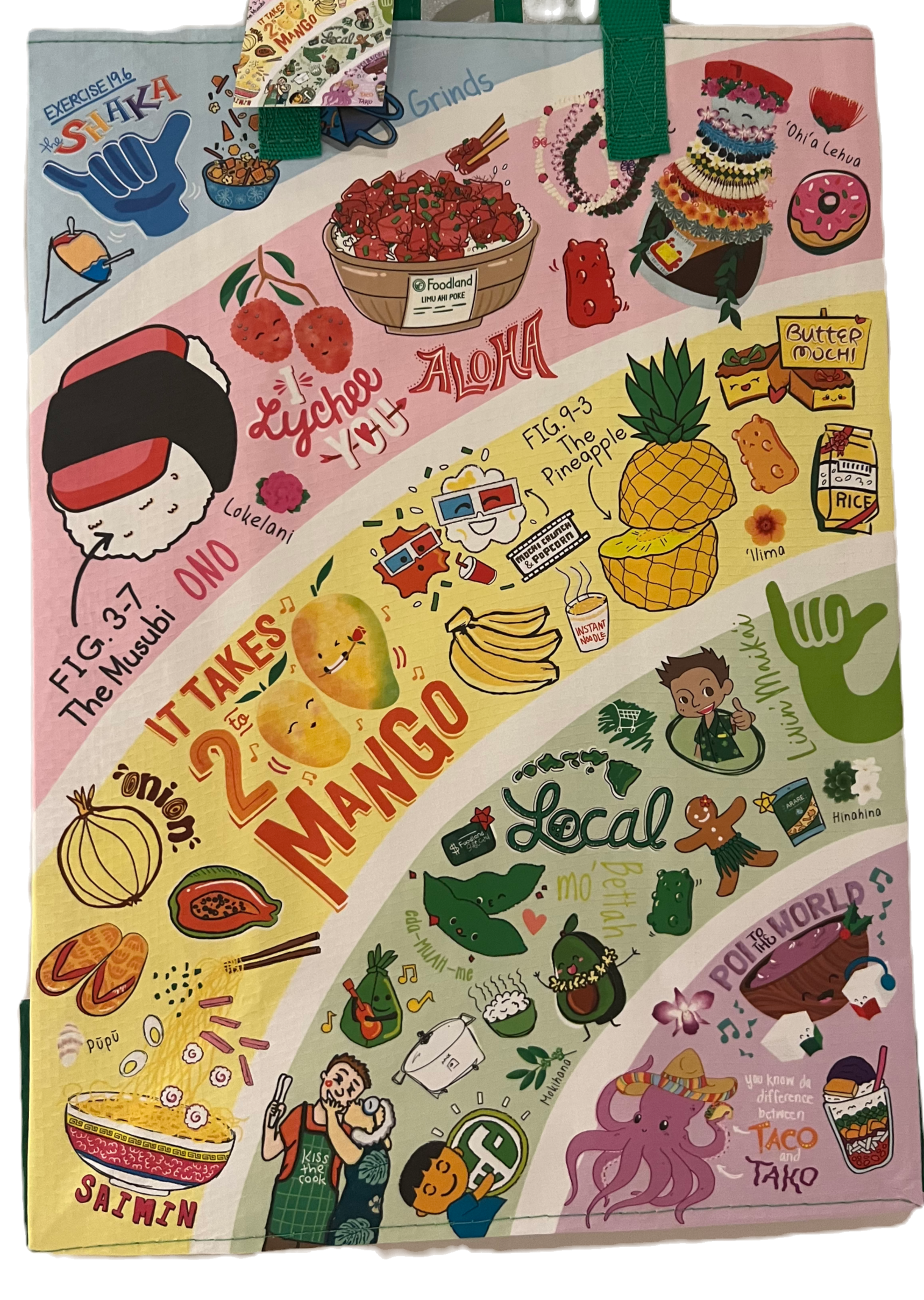 Foodland Over the RainbowTote Bag