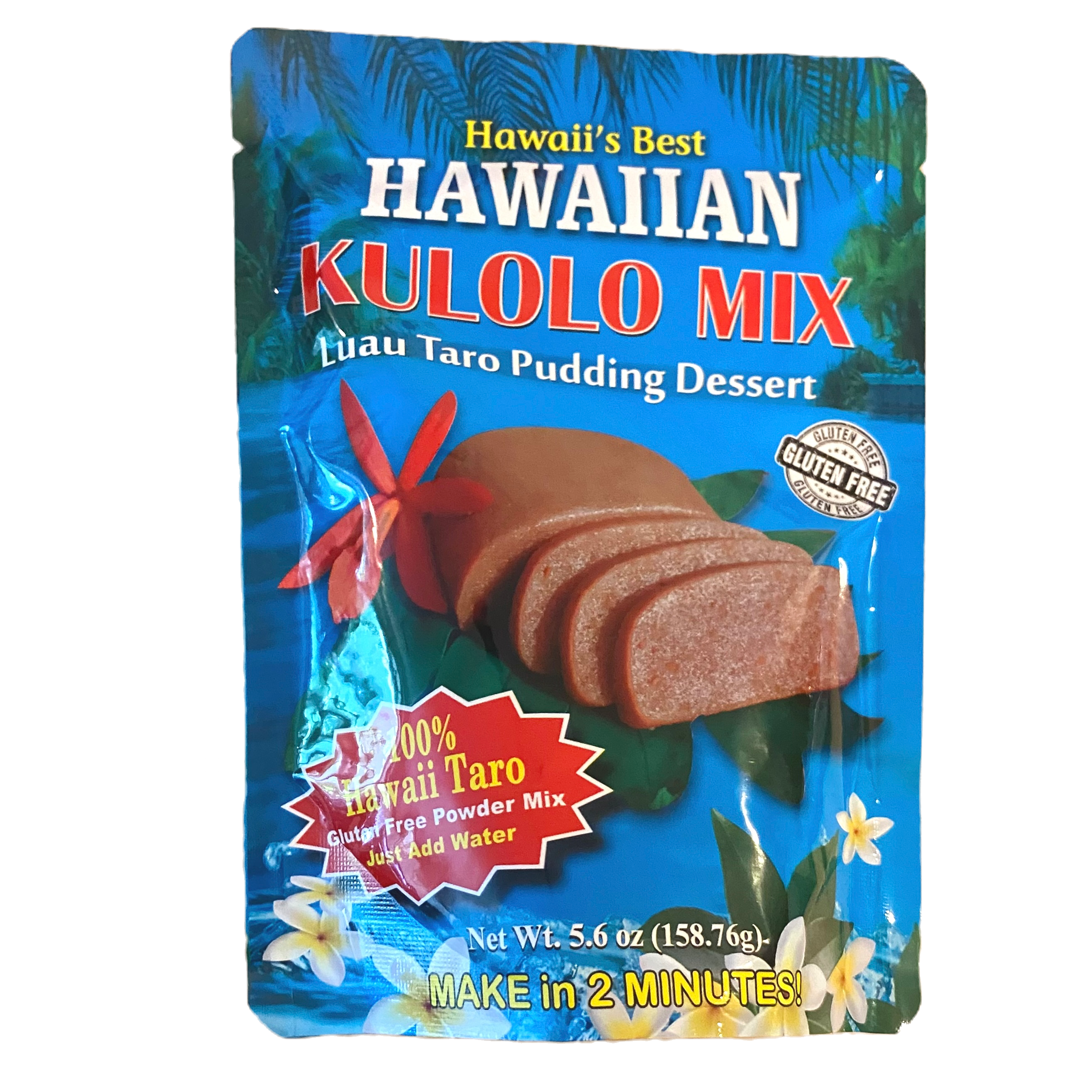Hawaii's Best Kulolo Mix, Luau 100% Taro Pudding Dessert