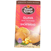 Kauai Kookie Hawaiian Guava Macadamia Shortbread 4.5oz