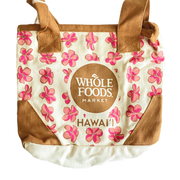 Whole Foods Hawaii Mini Plumeria Tote