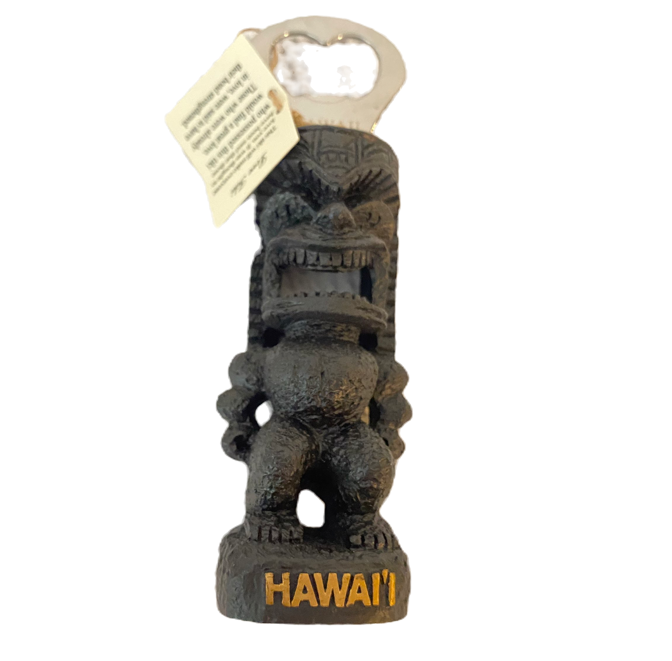 🌺 Hawaiian Tiki Wooden Bottle Opener 🌺
