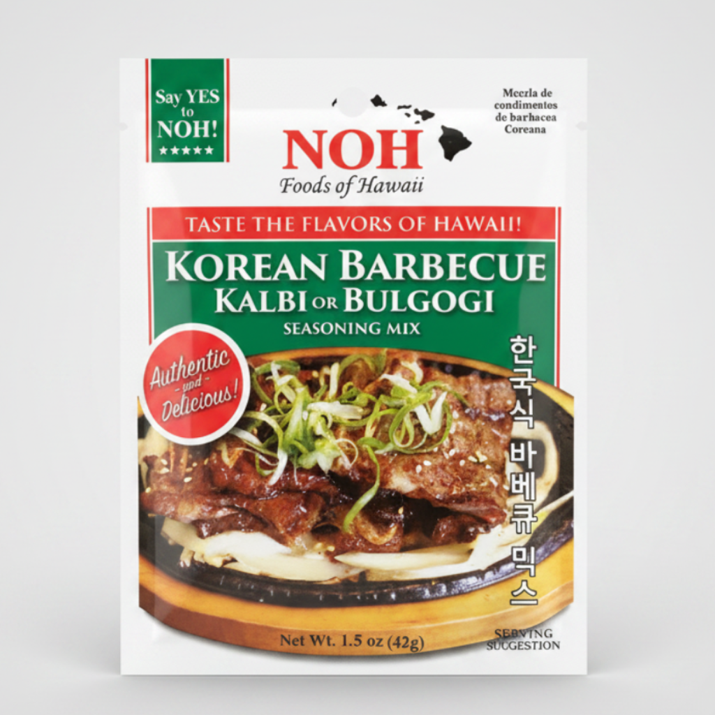 NOH Korean Barbecue seasoning mix packaging on a white background