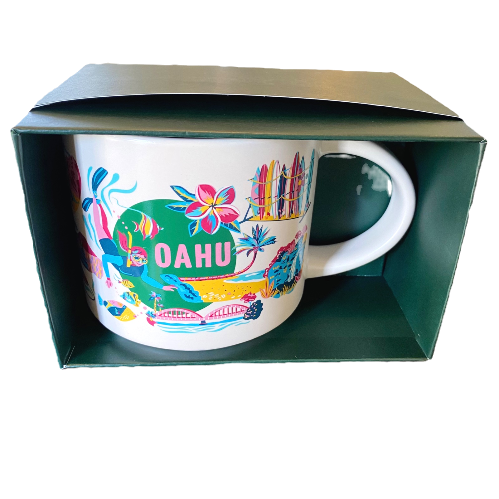 Starbucks Hawaii Collection Oahu Life Ceramic Mug