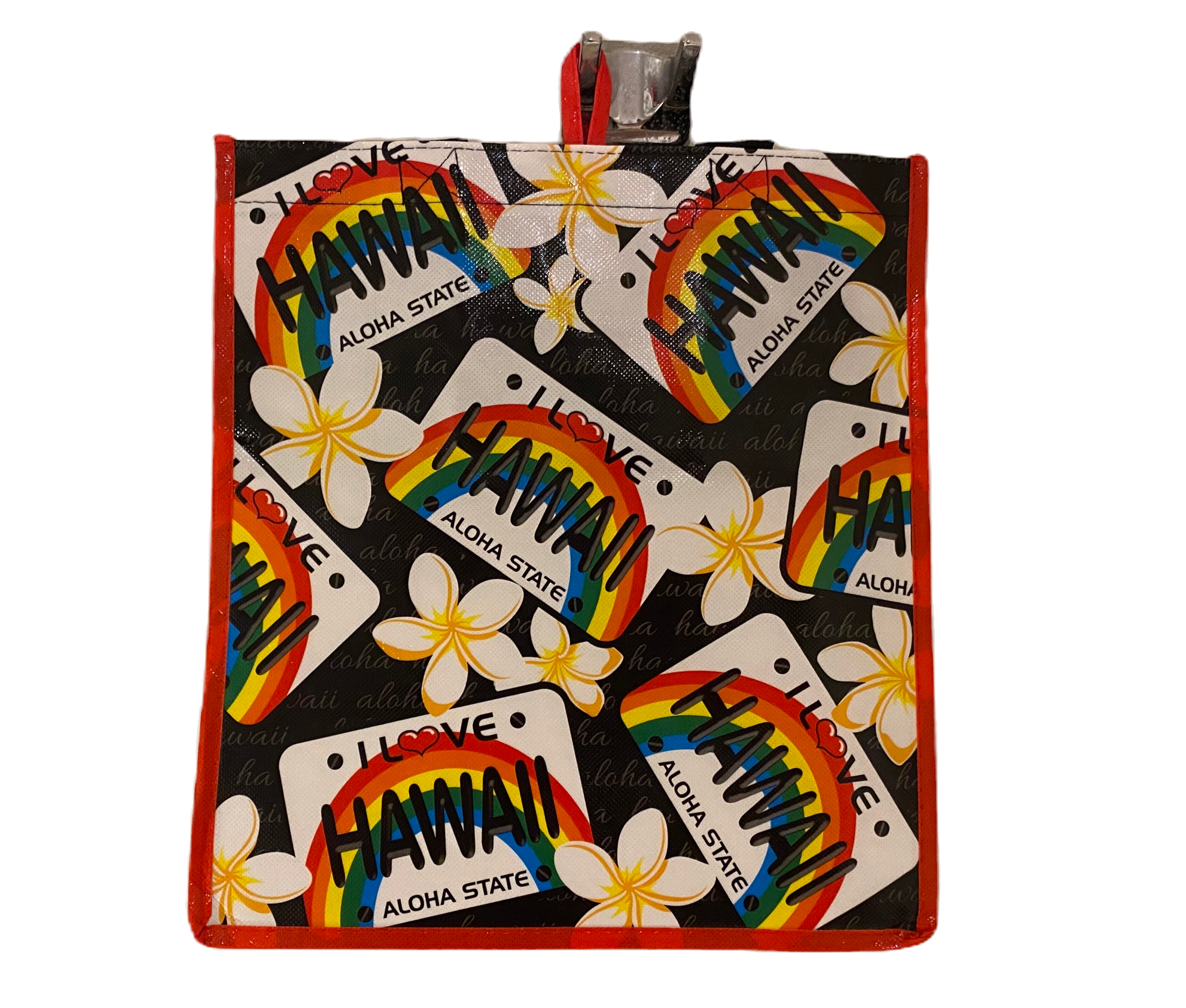 Hawaii License Plate Tote Bag
