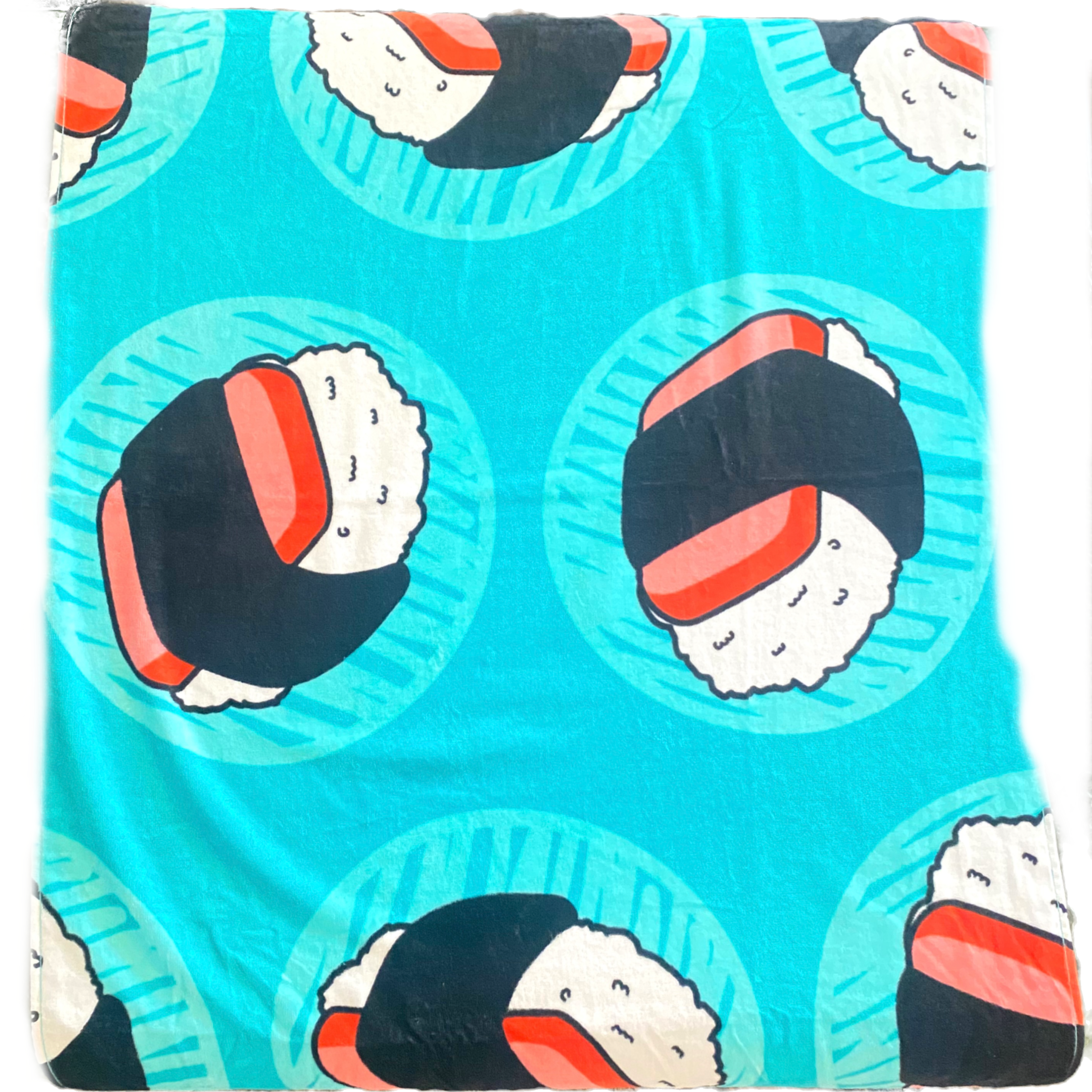 Foodland Musubi Doodles Extra Large Beach Towel