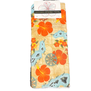 The Hawaiian Islands Orange Hibiscus Kitchen 100% Microfiber Towel