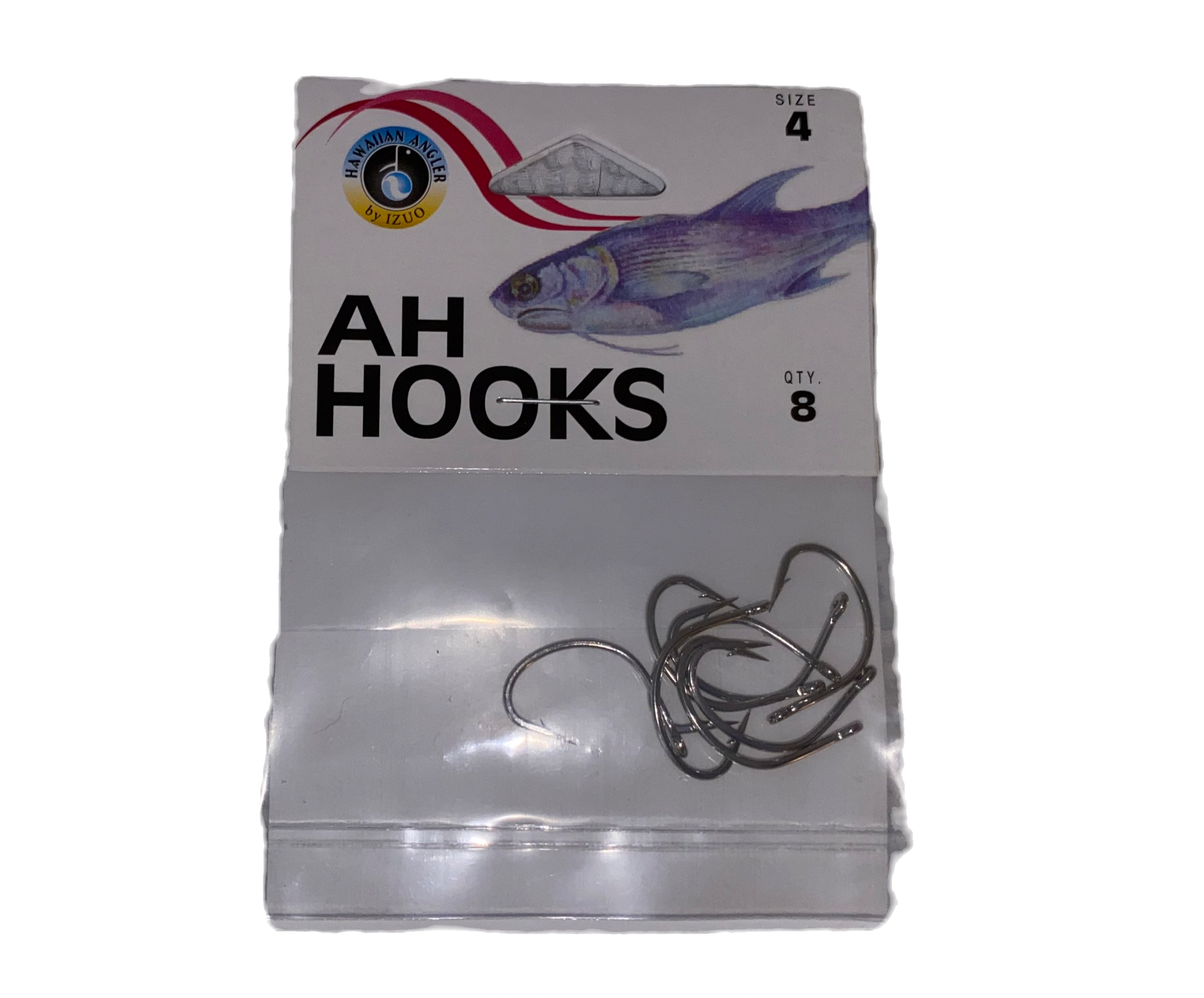 Hawaiian Angler Size 4 Ah Hooks 8pk.