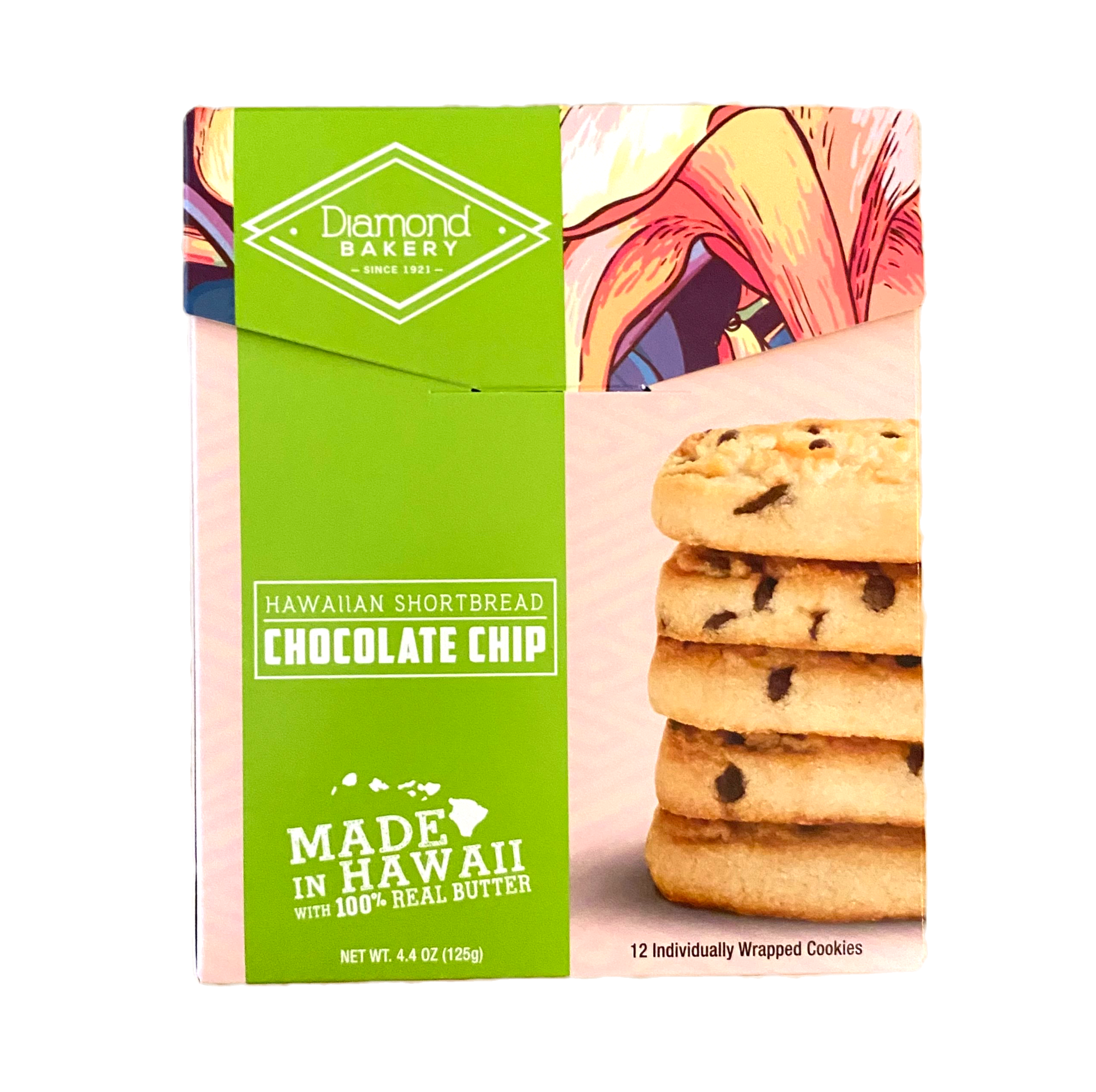 Diamond Bakery Hawaii Shortbread Chocolate Chip 4.4oz