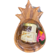 Pineapple Pine Dish w/ Old Hawaii Recipes Pineapple Preserve 1.5oz.
