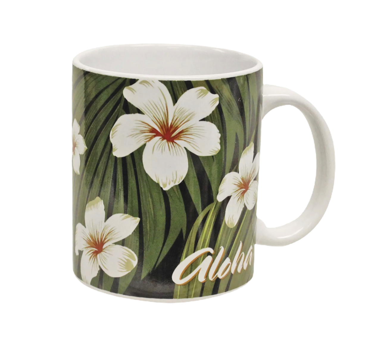 Plumeria Palm Coffee Mug