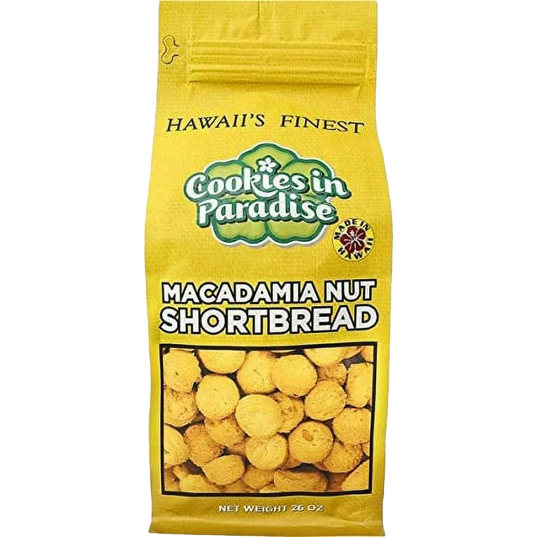 Cookies in Paradise Macadamia Nut Shortbread Cookies 26 oz