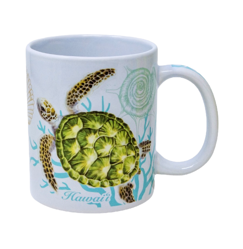 ABC Store Hawaiian Turtle Honu Voyage Coffee Mug