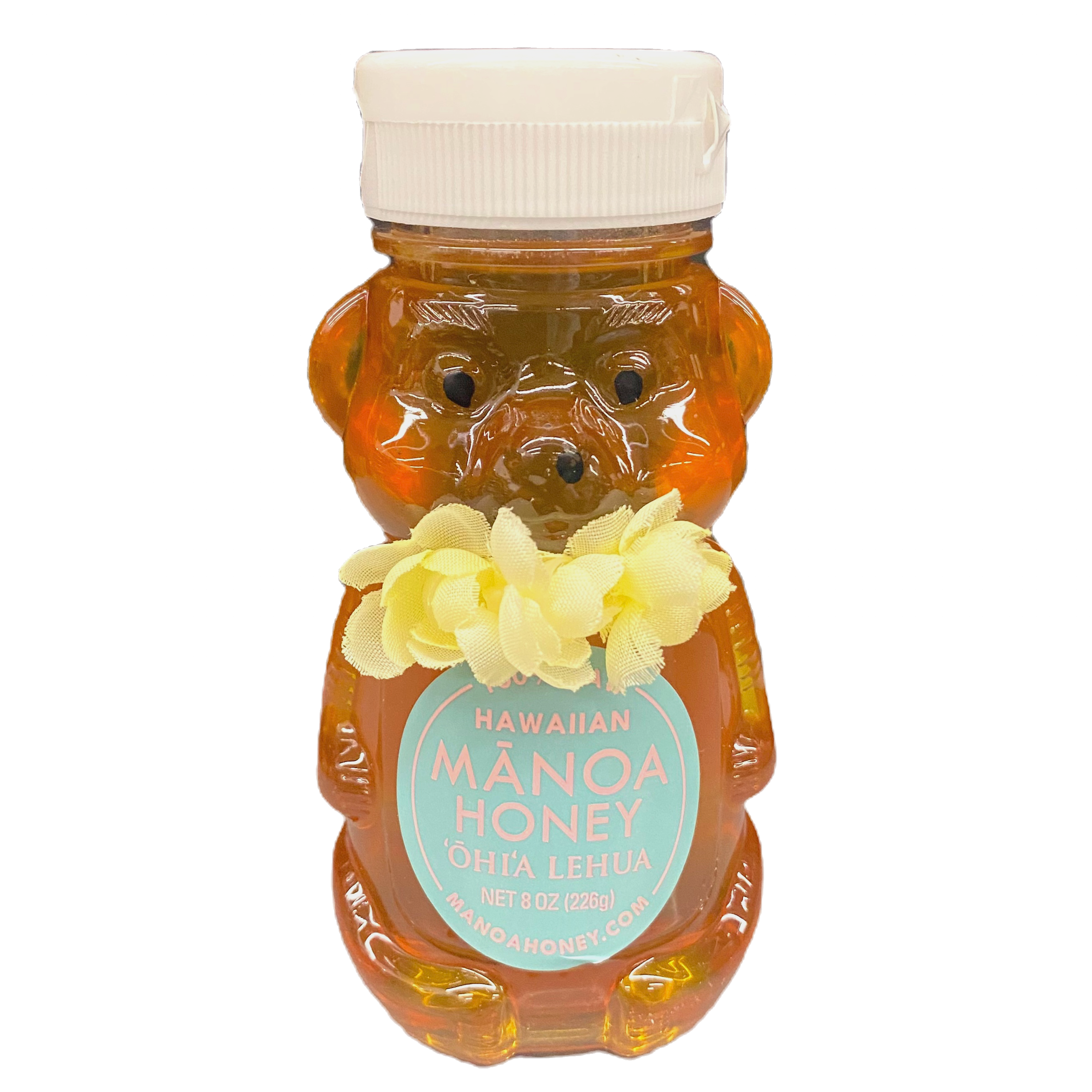 Hawaiian Manoa Ohia Lehua 100% Raw Honey Macadamia Nut Hawaiian Honey 8oz