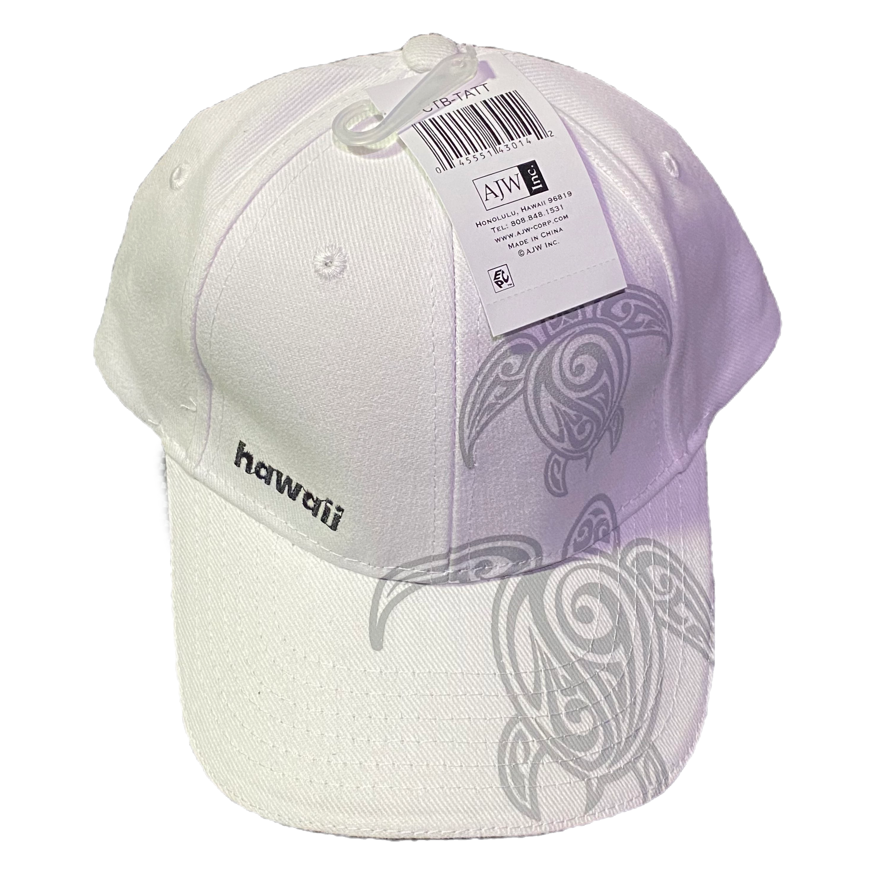 Hawaii Turtle White Hat