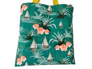 Tropical Green Shopping Large Tote Bag