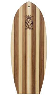 Bamboo Surfboard Hawaiian Pineapple Stamp Cutting/Serving Board
