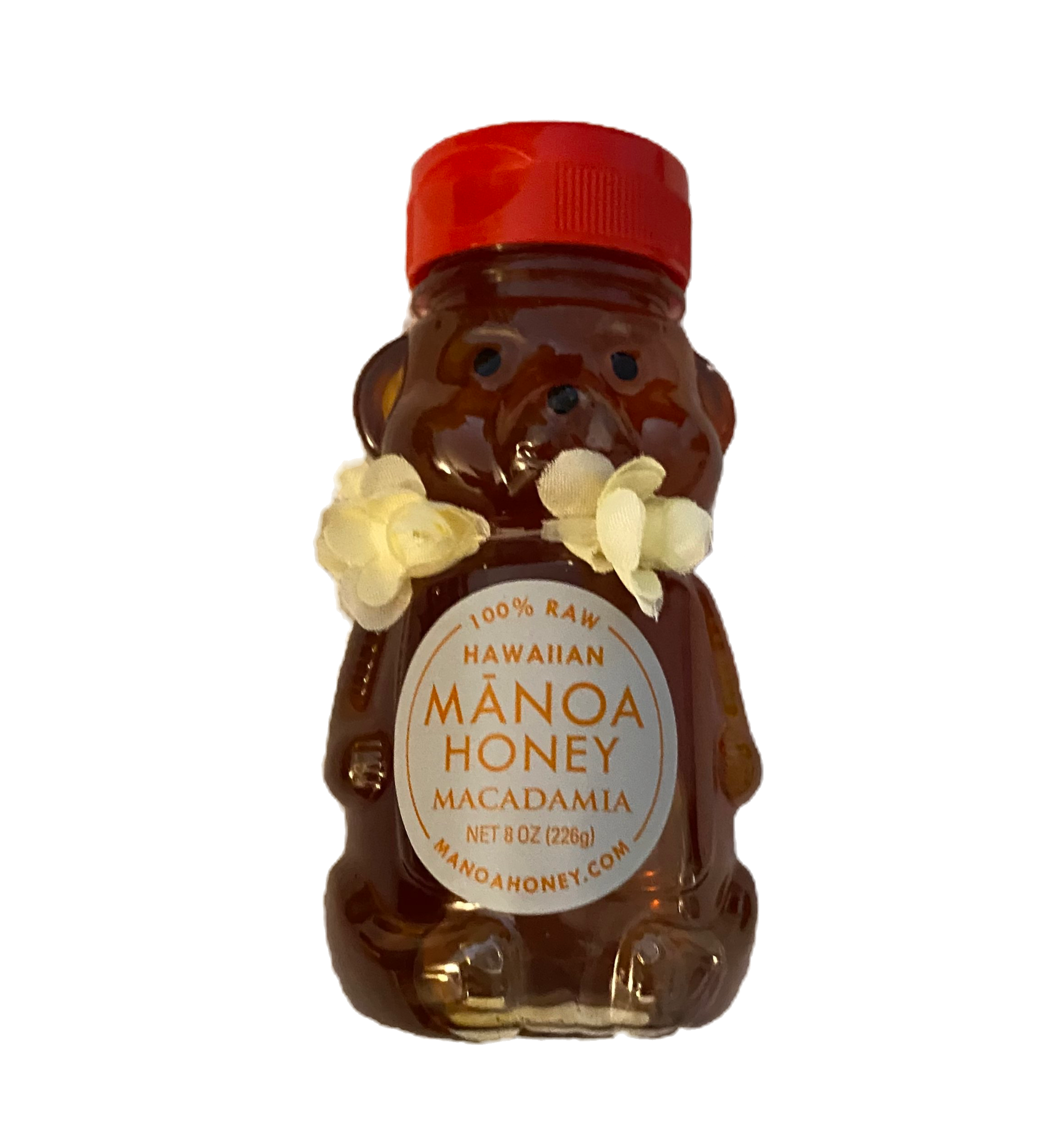 Hawaiian Manoa 100% Raw Honey Macadamia Nut Hawaiian Honey 8oz