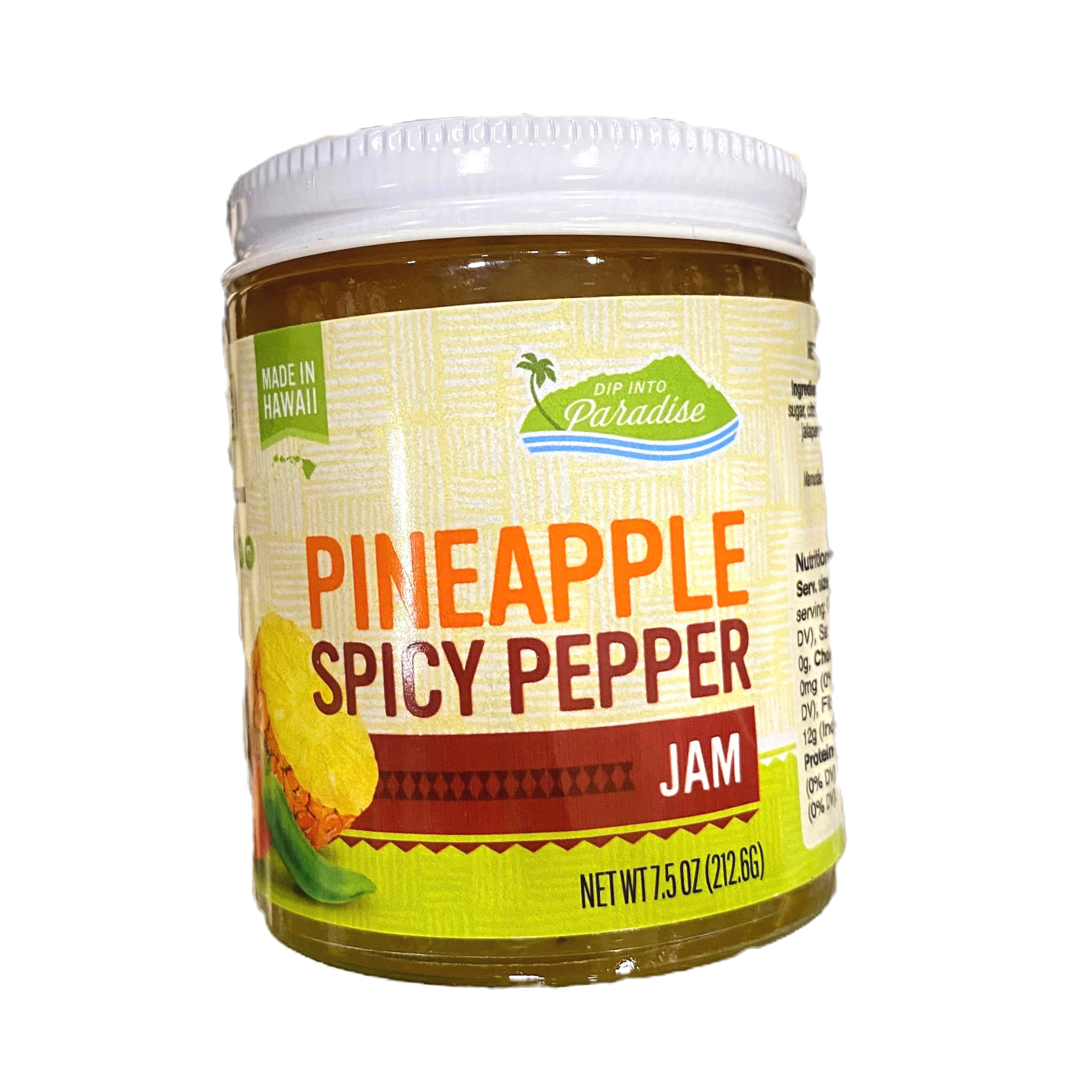 Pineapple Spicy Pepper Jam 7.5 oz. Dip Into Paradise