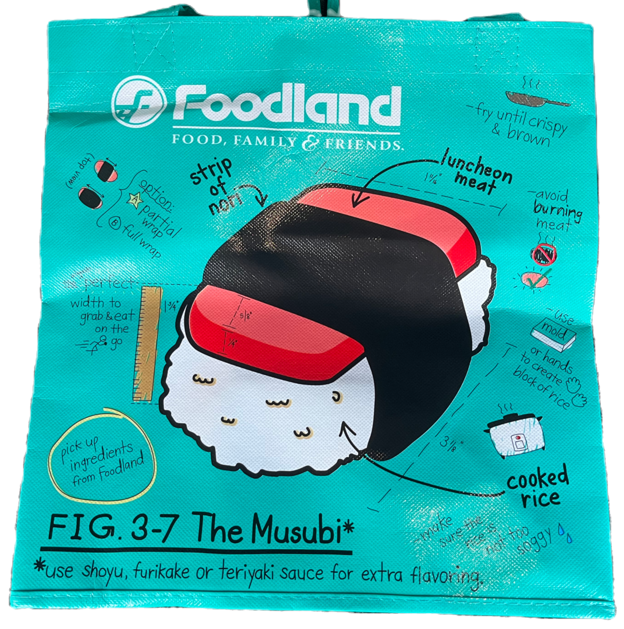 Foodland Spam Musubi Tote Bag