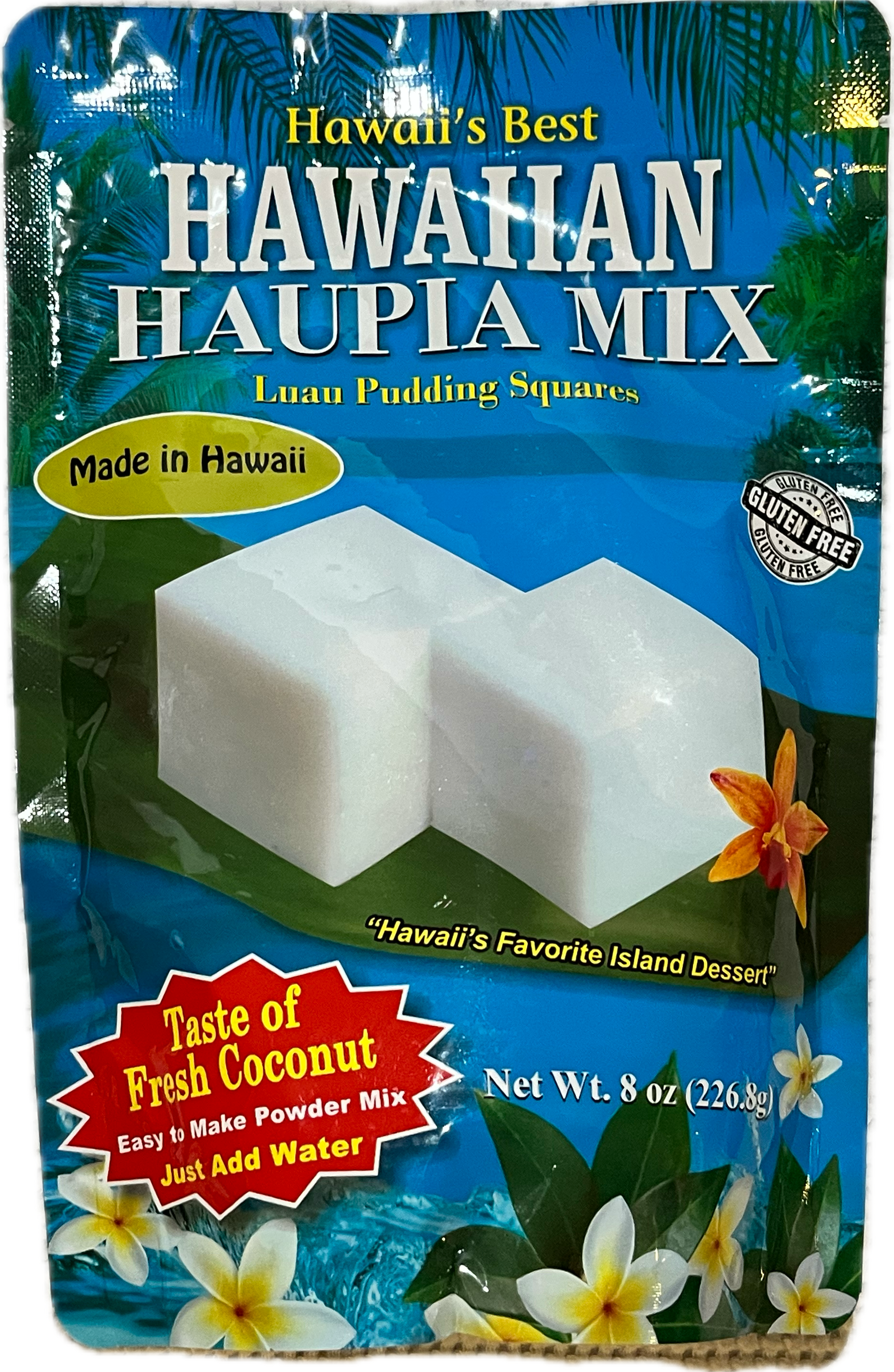 Hawaiian Haupia Mix, Hawaii’s Best Coconut Pudding