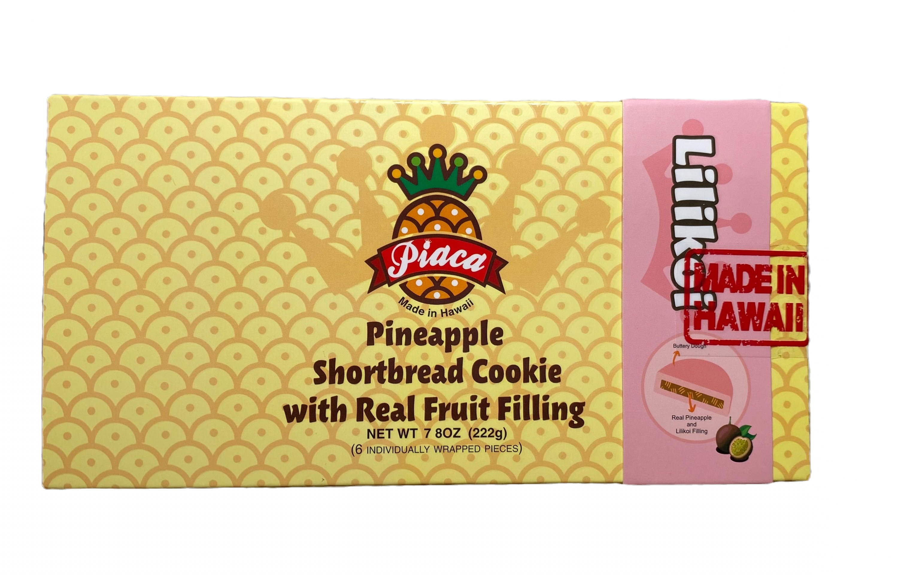 Piaca Pineapple Lilikoi Shortbread Cookie