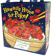 Foodland Insulated Blue Poke Tote Bag