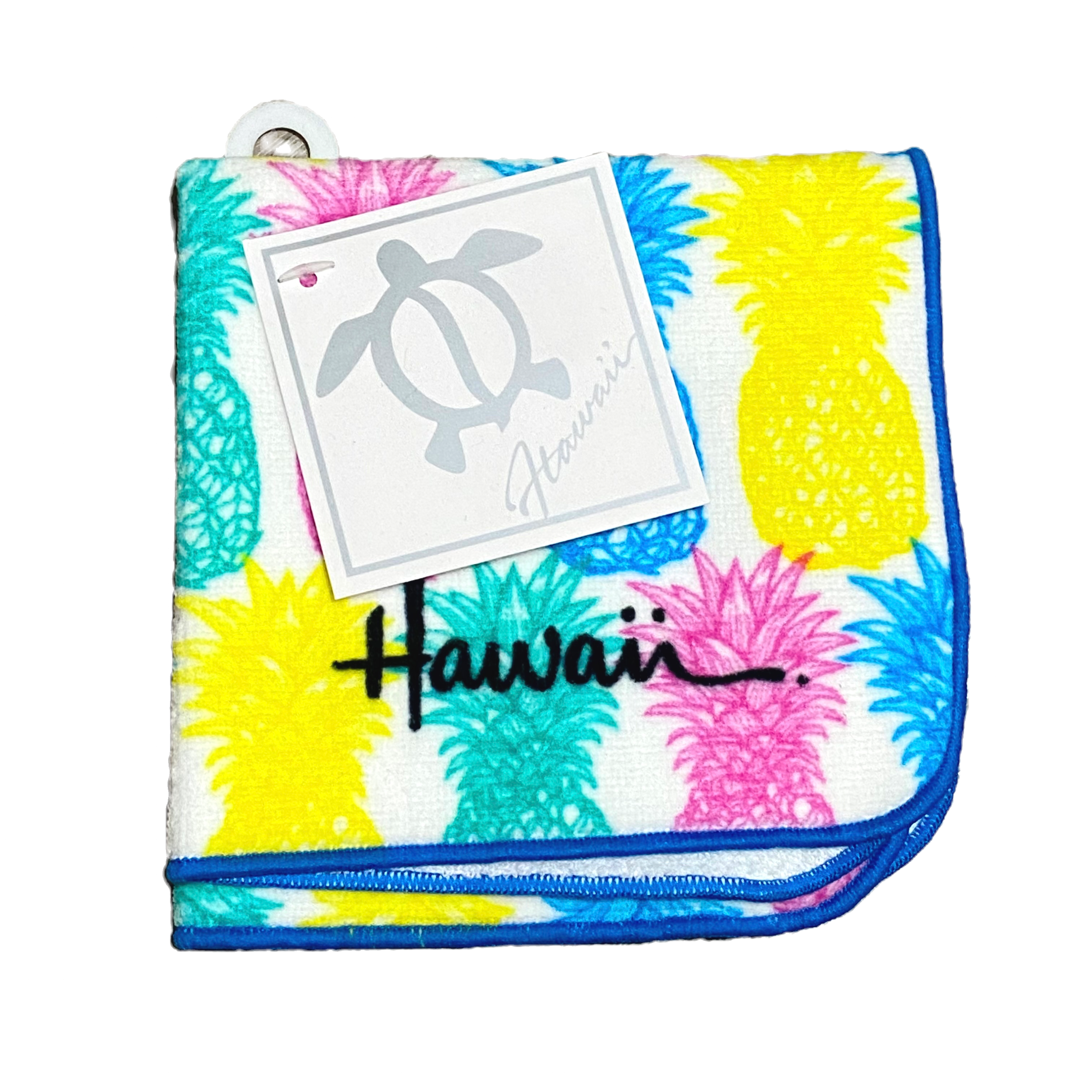 Pinepple Aloha Hawaiian Hand 100% Microfiber Towel
