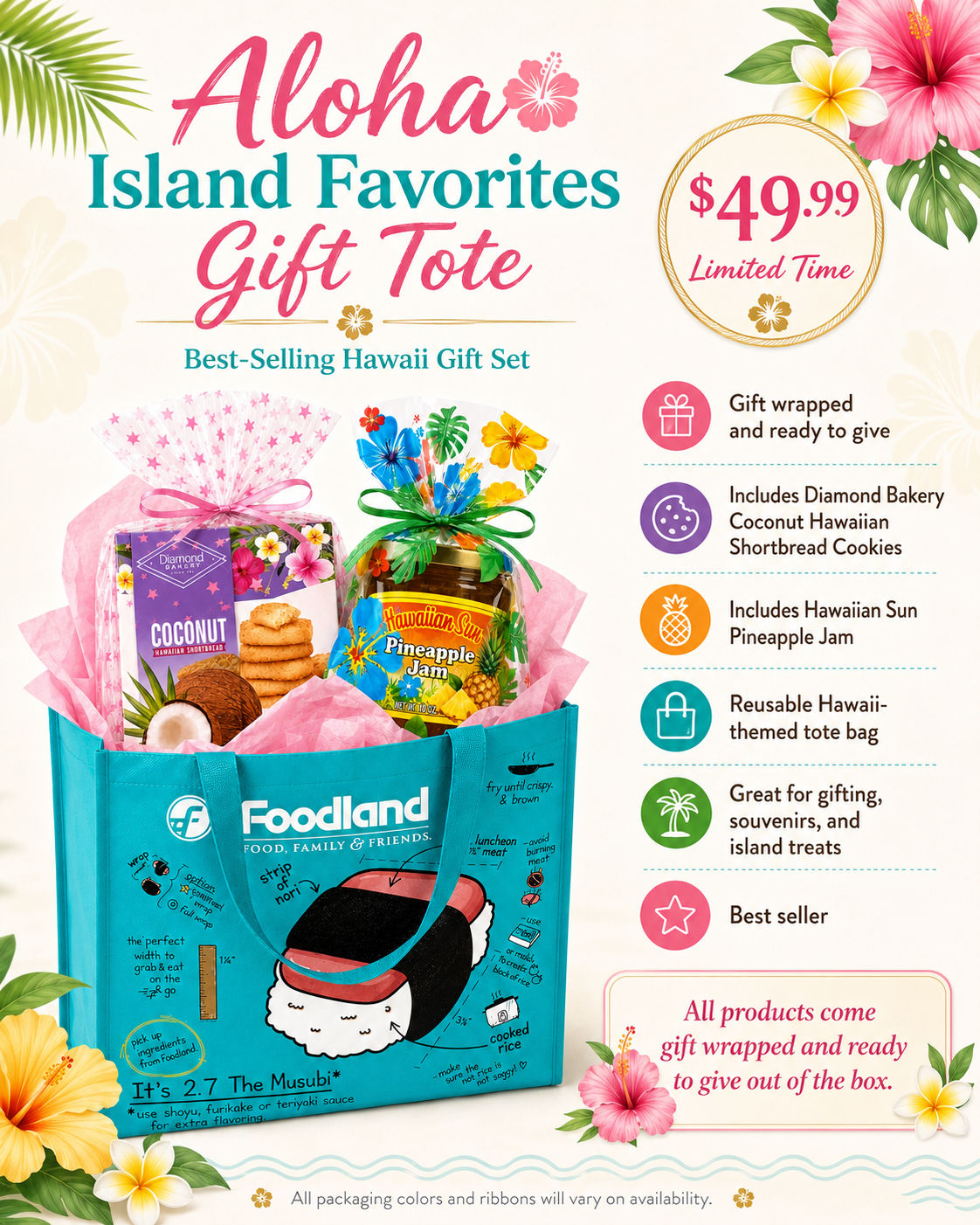 Aloha Coconut Gift Tote