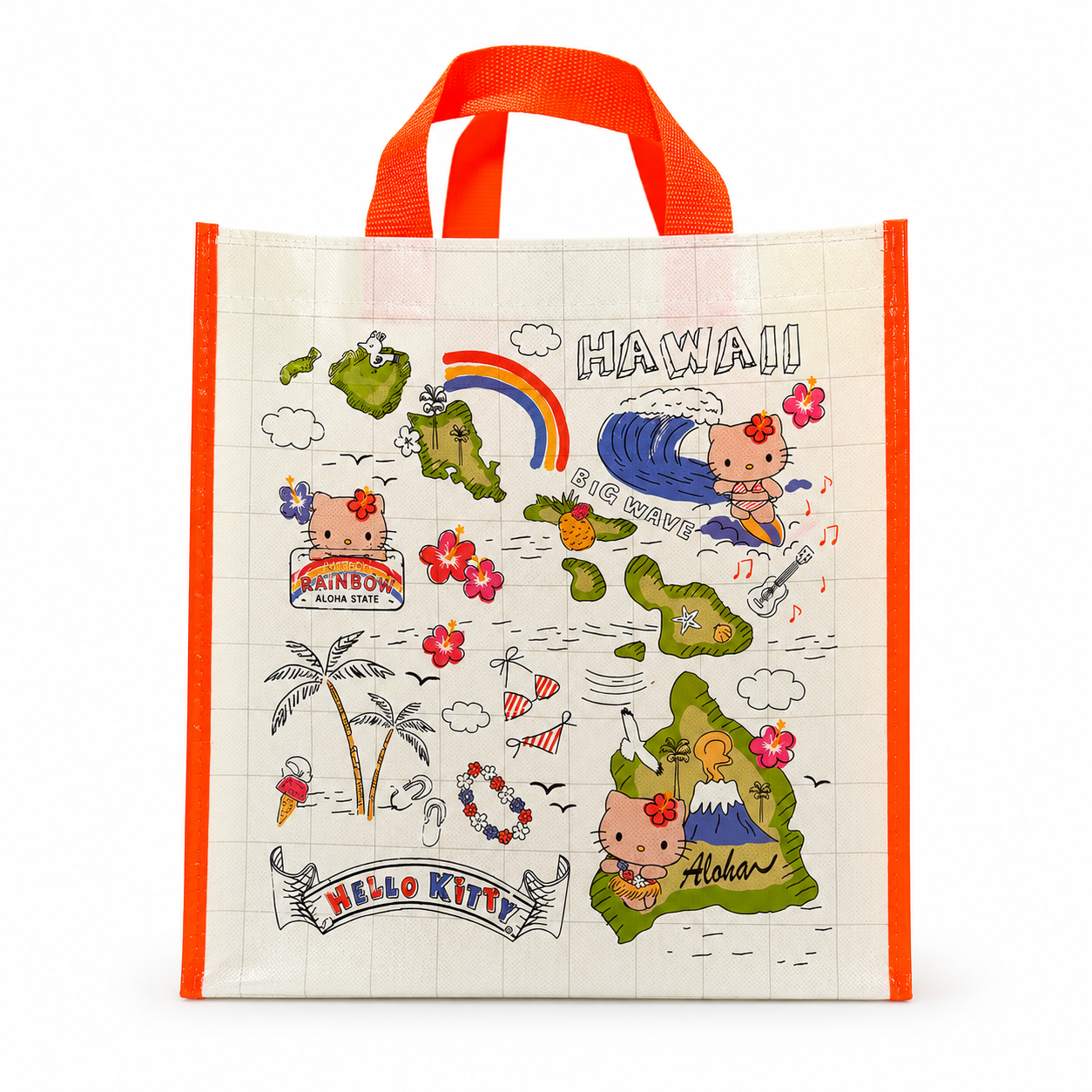 Hello Kitty Hawaii Islands Tote Bag