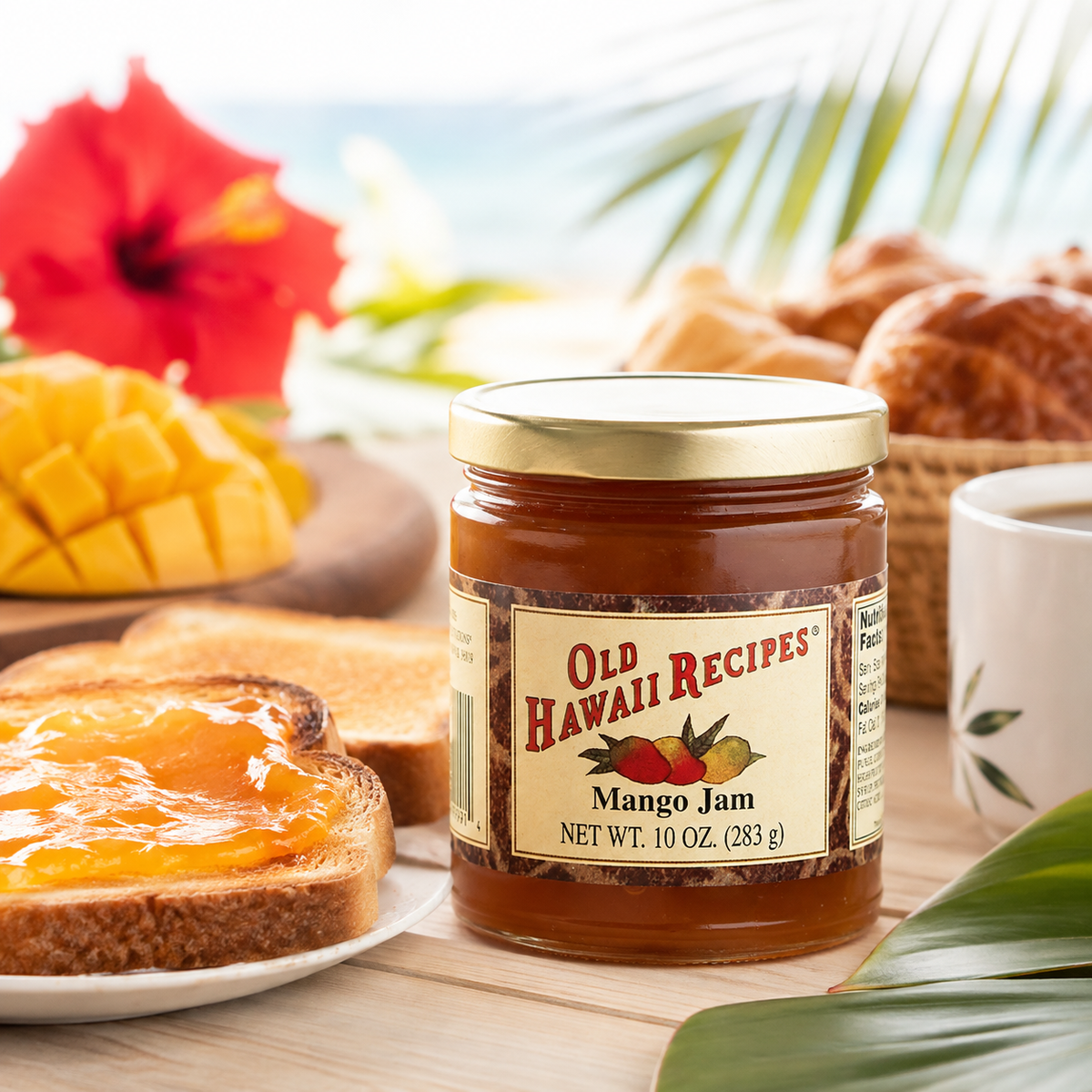 Old Hawaii Recipes Mango Jam 10oz.